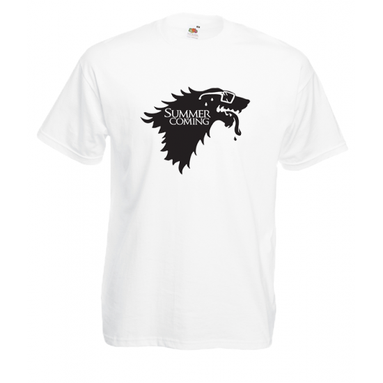 Summer Is Coming Wolf T-Shirt with print