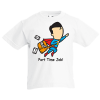 T-Shirt with print Superman Part Time Job-3688