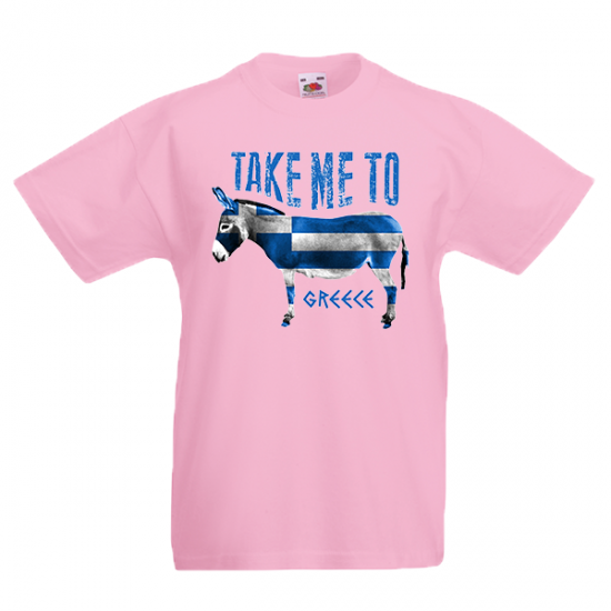 T-Shirt with print Take Me To Greece-2450