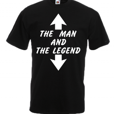 The Man And The Legend T-Shirt with print