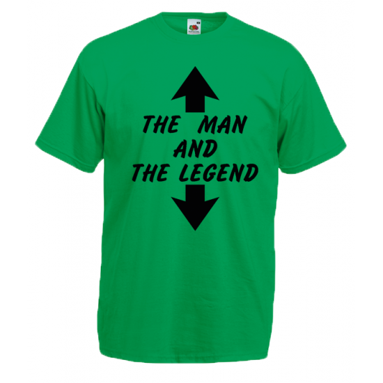 The Man And The Legend T-Shirt with print