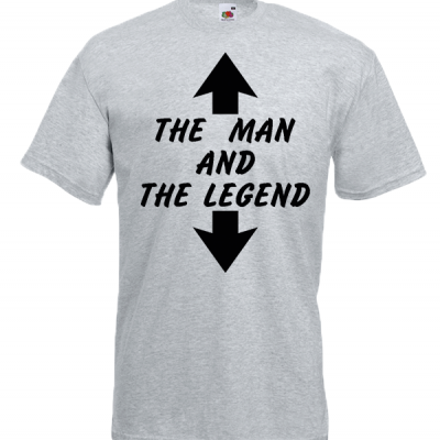 The Man And The Legend T-Shirt with print