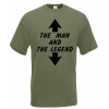 The Man And The Legend T-Shirt with print