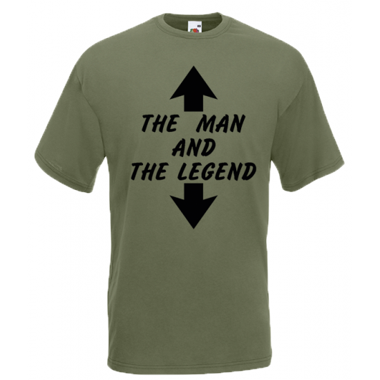 The Man And The Legend T-Shirt with print