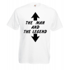 The Man And The Legend T-Shirt with print