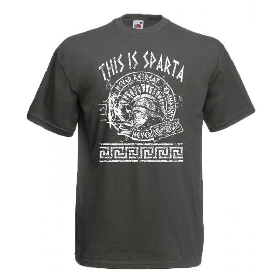 This Is Sparta Big Helmet T-Shirt with print