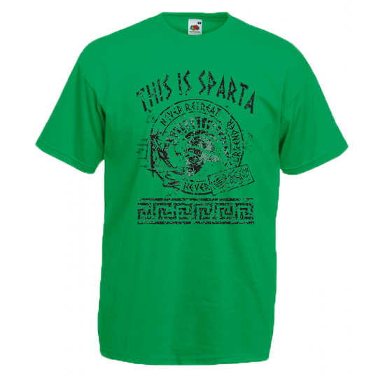 This Is Sparta Big Helmet T-Shirt with print