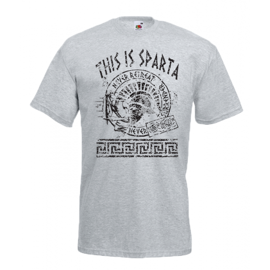 This Is Sparta Big Helmet T-Shirt with print