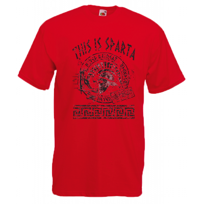 This Is Sparta Big Helmet T-Shirt with print