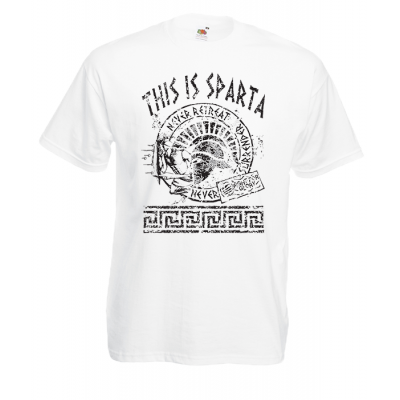 This Is Sparta Big Helmet T-Shirt with print