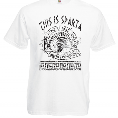 This Is Sparta Big Helmet T-Shirt with print