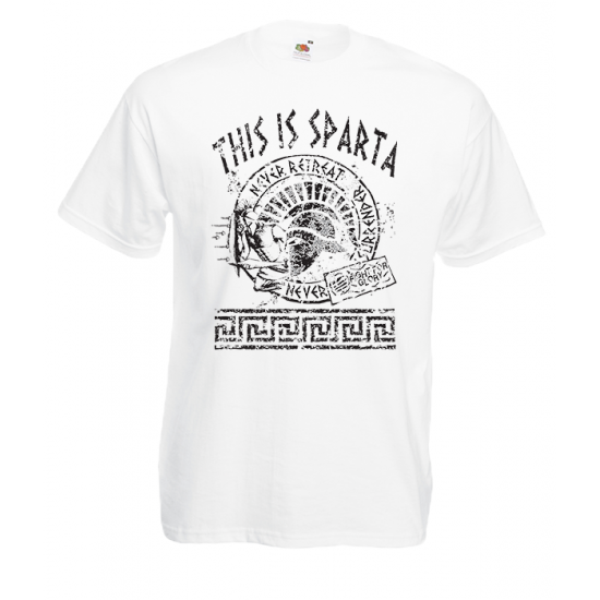 This Is Sparta Big Helmet T-Shirt with print
