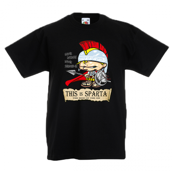 T-Shirt with print This Is Sparta Warrior-A5140