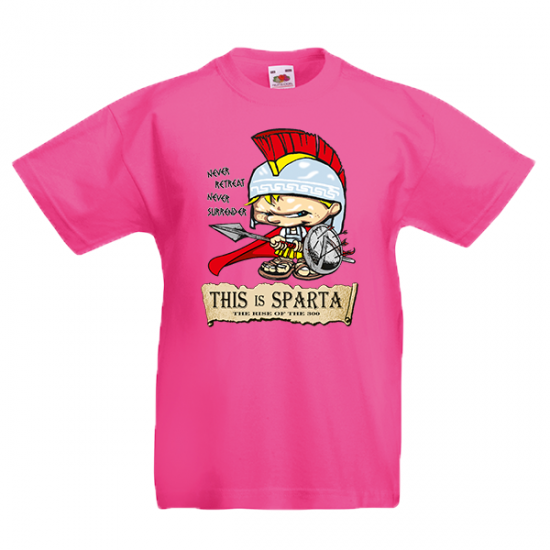 T-Shirt with print This Is Sparta Warrior-A5140