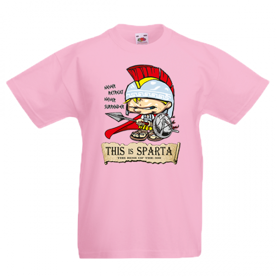 T-Shirt with print This Is Sparta Warrior-A5140