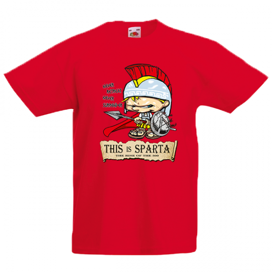 T-Shirt with print This Is Sparta Warrior-A5140