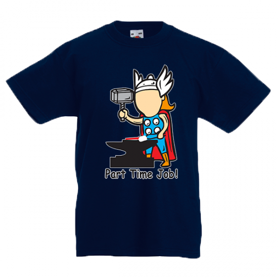 T-shirt με στάμπα Thor Part Time Job-3692