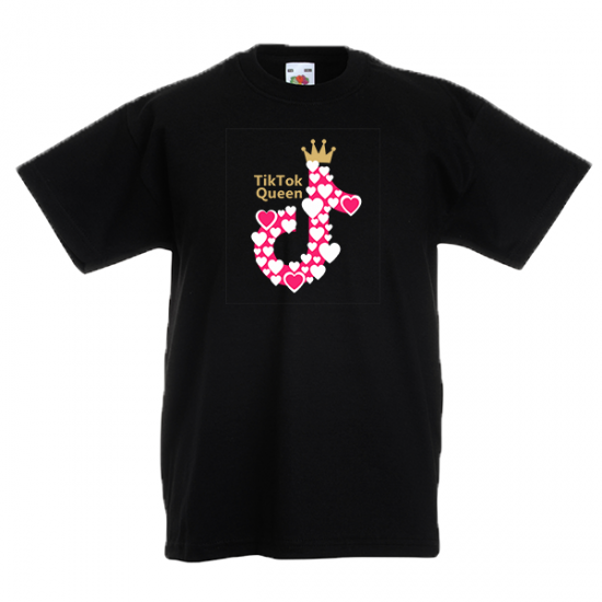 Tik Tok Queen Kids T-Shirt with print