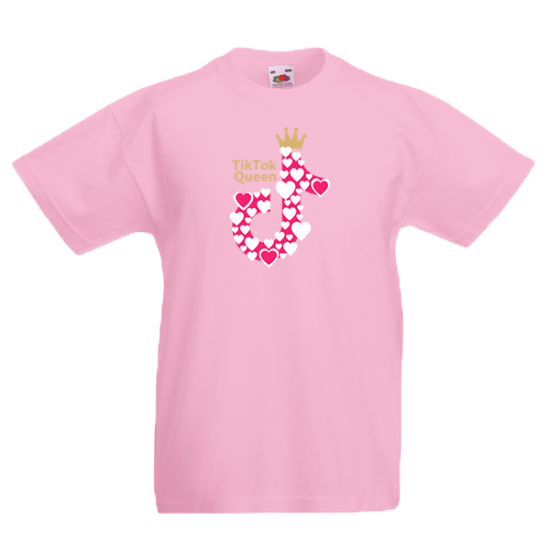 Tik Tok Queen Kids T-Shirt with print