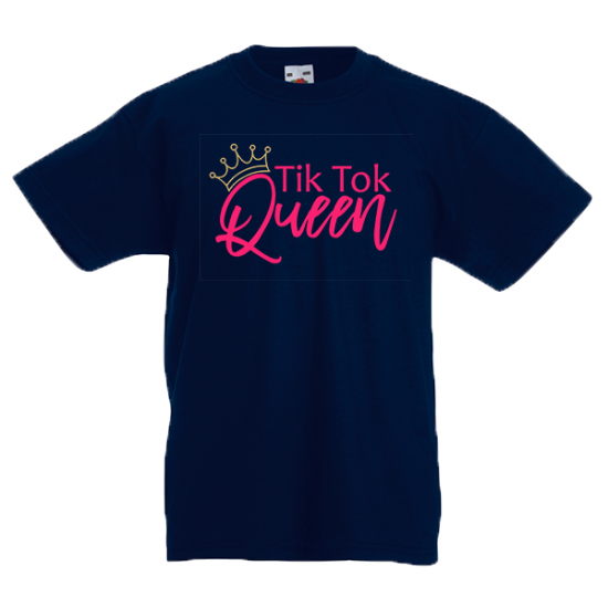 Tik Tok Queen 2 Kids T-Shirt with print