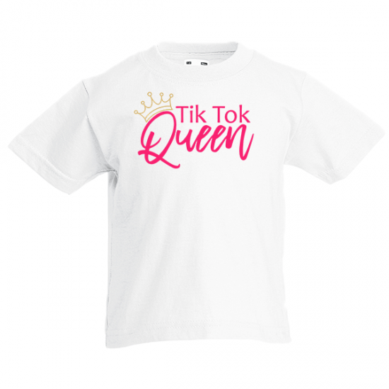 Tik Tok Queen 2 Kids T-Shirt with print