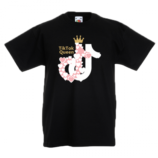 Tik Tok Queen Kids T-Shirt with print