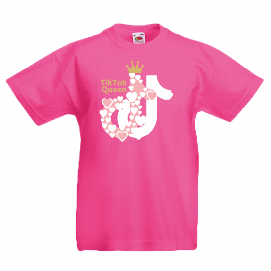 Tik Tok Queen Kids T-Shirt with print
