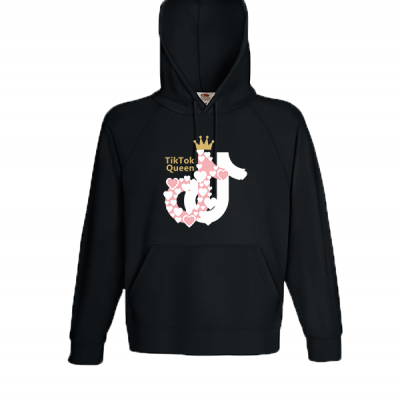 Tik Tok Queen 3 Hooded Sweatshirt with print