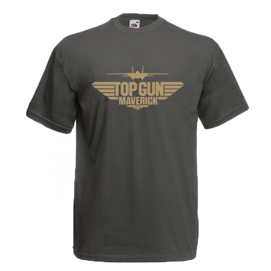 TopGun Gold T-Shirt with print