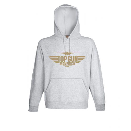 Top Gun Gold Sweatshirt with print