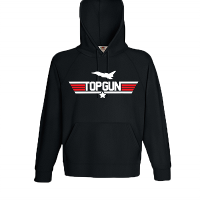 Top Gun Red Sweatshirt with print