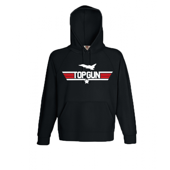 Top Gun White Sweatshirt with print
