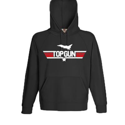 Top Gun Red Sweatshirt with print