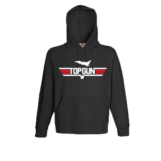 Top Gun White Sweatshirt with print