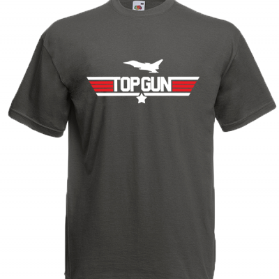 TopGun Red T-Shirt with print