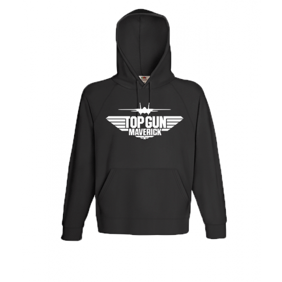 Top Gun White Sweatshirt with print