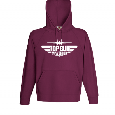 Top Gun White Sweatshirt with print