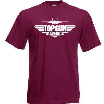 TopGun White T-Shirt with print