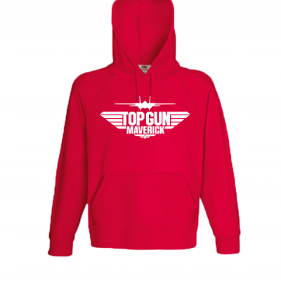 Top Gun White Sweatshirt with print