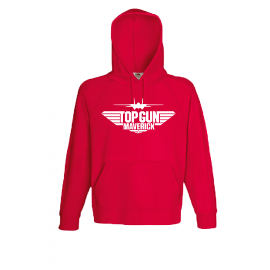Top Gun White Sweatshirt with print