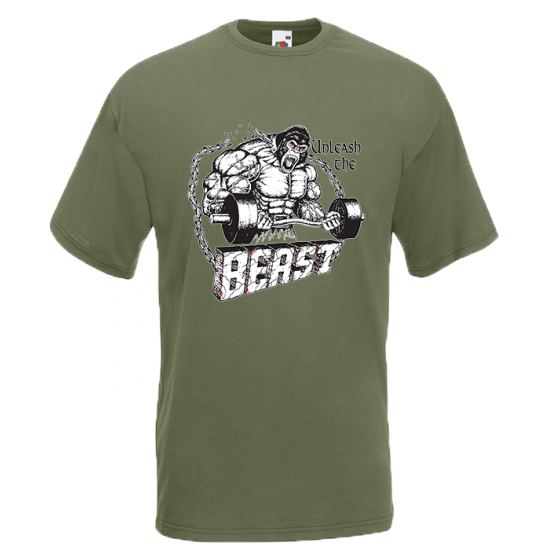 Unleash The Beast T-Shirt με στάμπα