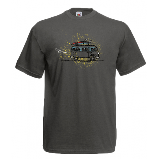 VW Camper T-shirt με στάμπα 
