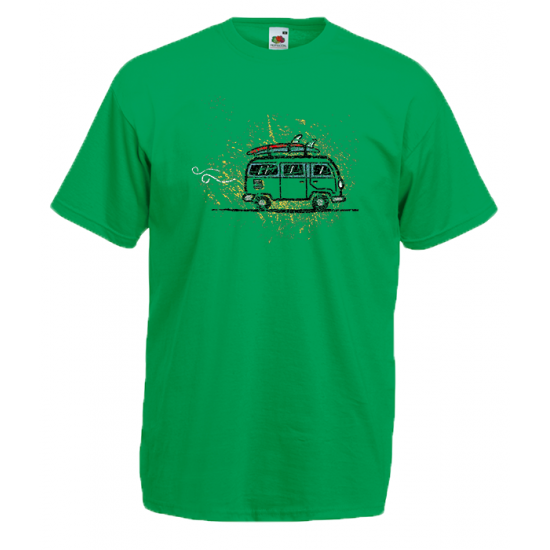 VW Camper T-shirt με στάμπα 
