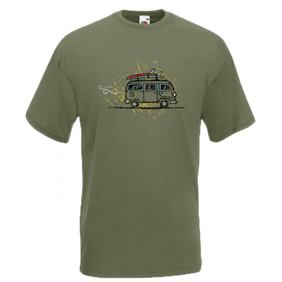 VW Camper T-shirt με στάμπα 