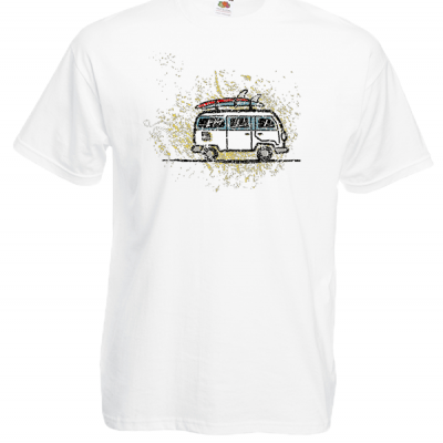 VW Camper T-shirt με στάμπα 