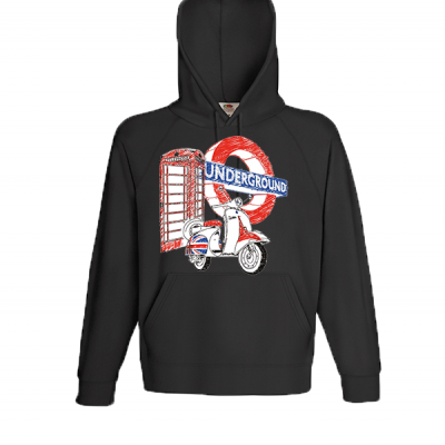 Vespa Underground Φούτερ με στάμπα 