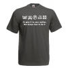 Washing Instructions T-Shirt with print