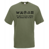Washing Instructions T-Shirt with print