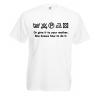 Washing Instructions T-Shirt with print