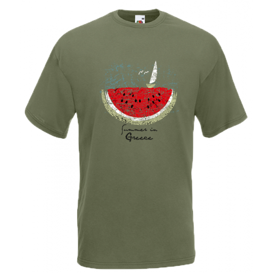 Watermelon Greece T-Shirt with print